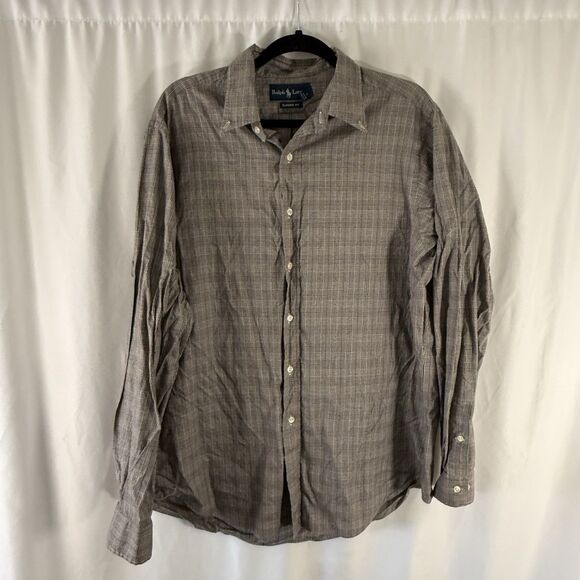 Ralph Lauren Other - Ralph Lauren Dress Shirt Men's 16.5 Plaid Classic Fit Button Up Long Sleeve